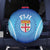 Fiji Football Spare Tire Cover Fijian Tapa Pattern