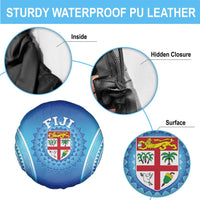 Fiji Football Spare Tire Cover Fijian Tapa Pattern LT05 - Polynesian Pride