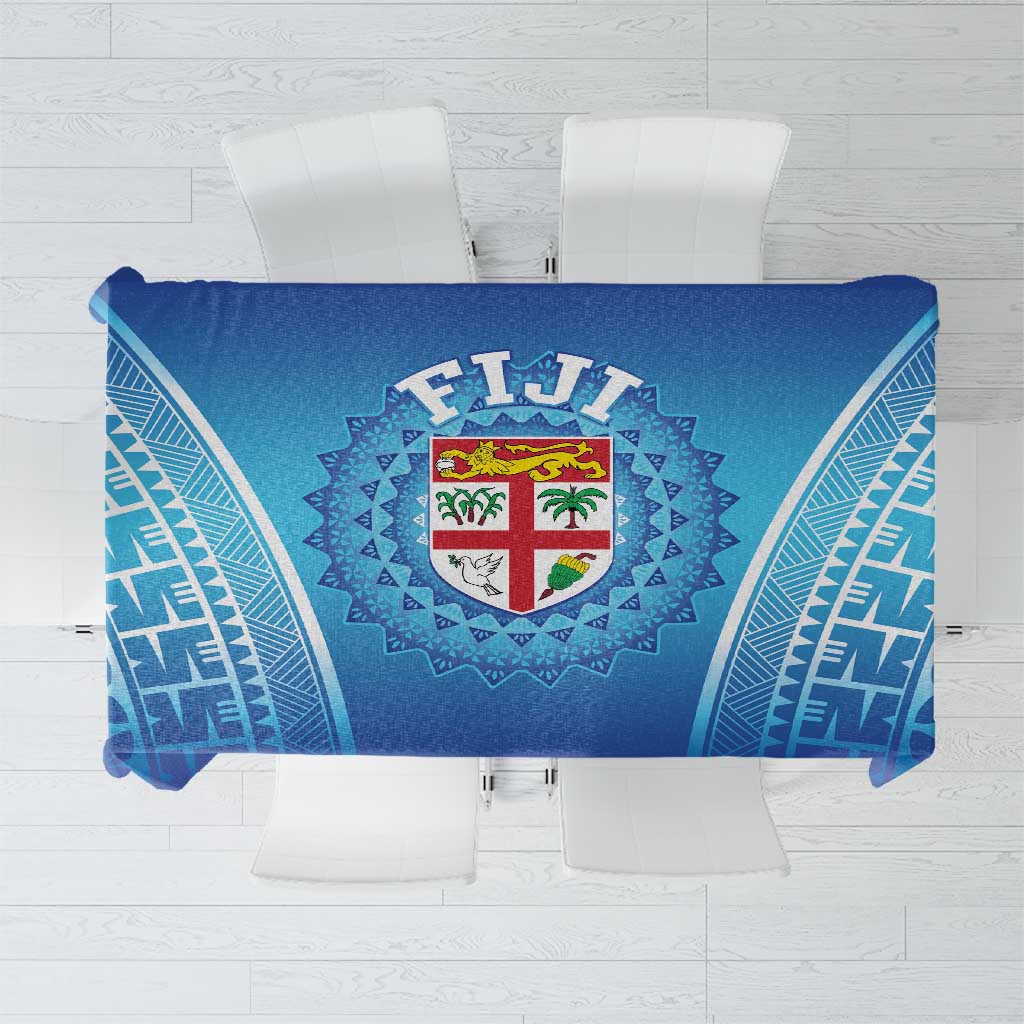 Fiji Football Tablecloth Fijian Tapa Pattern