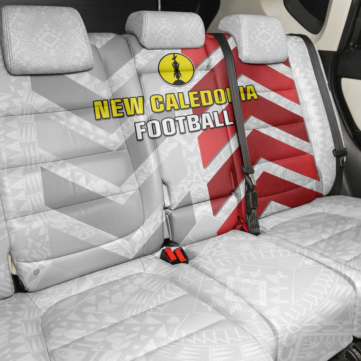 New Caledonia Football Back Car Seat Cover Unique Style LT05 - Polynesian Pride