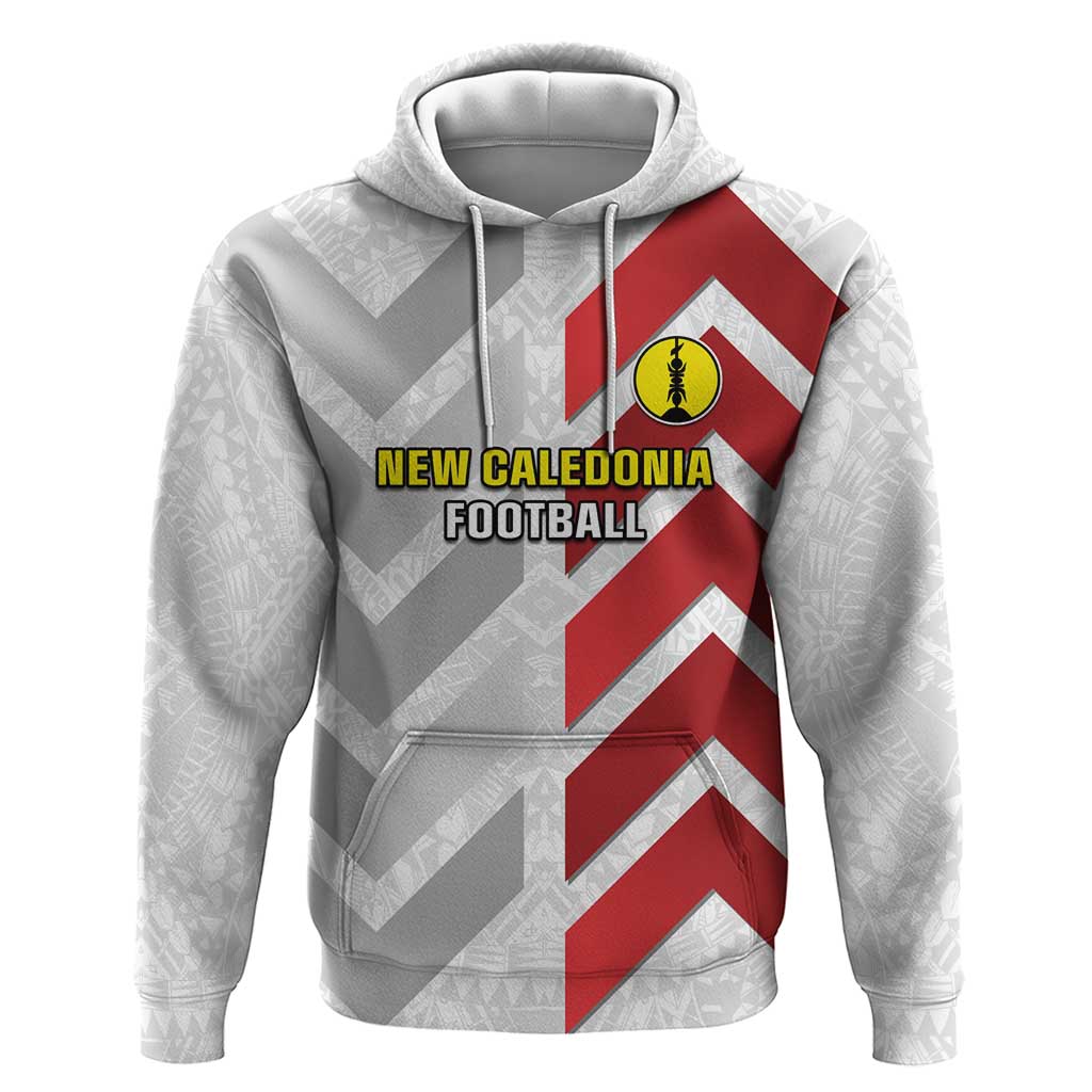 Custom New Caledonia Football Hoodie Unique Style LT05 Pullover Hoodie Red - Polynesian Pride