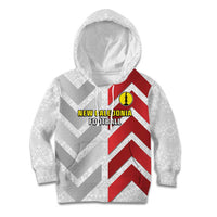 Custom New Caledonia Football Kid Hoodie Unique Style LT05 Hoodie Red - Polynesian Pride