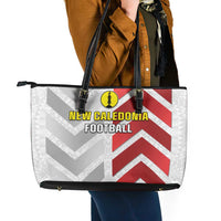New Caledonia Football Leather Tote Bag Unique Style LT05 - Polynesian Pride