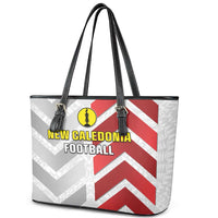 New Caledonia Football Leather Tote Bag Unique Style LT05 - Polynesian Pride