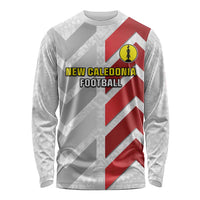 Custom New Caledonia Football Long Sleeve Shirt Unique Style LT05 Unisex Red - Polynesian Pride