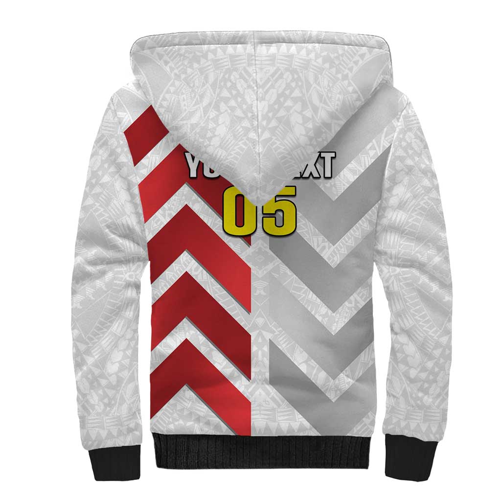 Custom New Caledonia Football Sherpa Hoodie Unique Style LT05 - Polynesian Pride