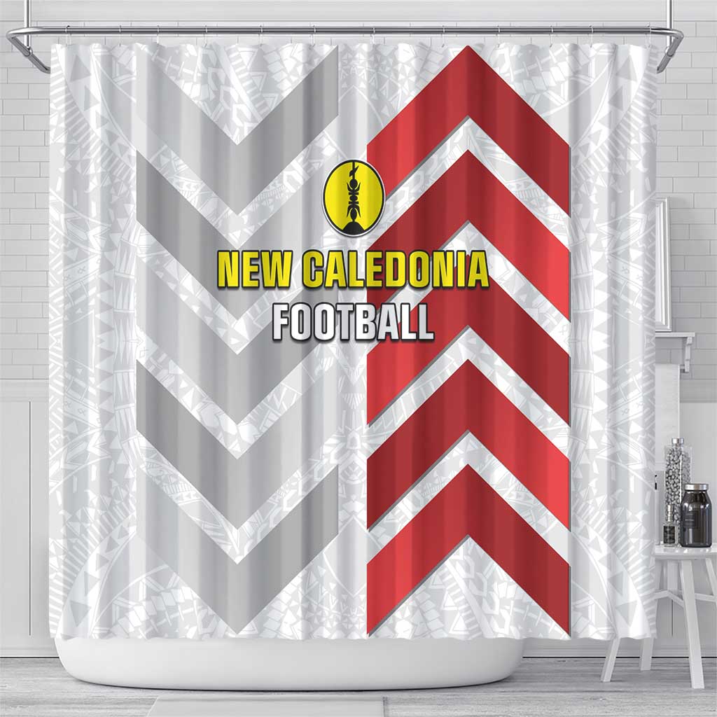 New Caledonia Football Shower Curtain Unique Style LT05 - Polynesian Pride
