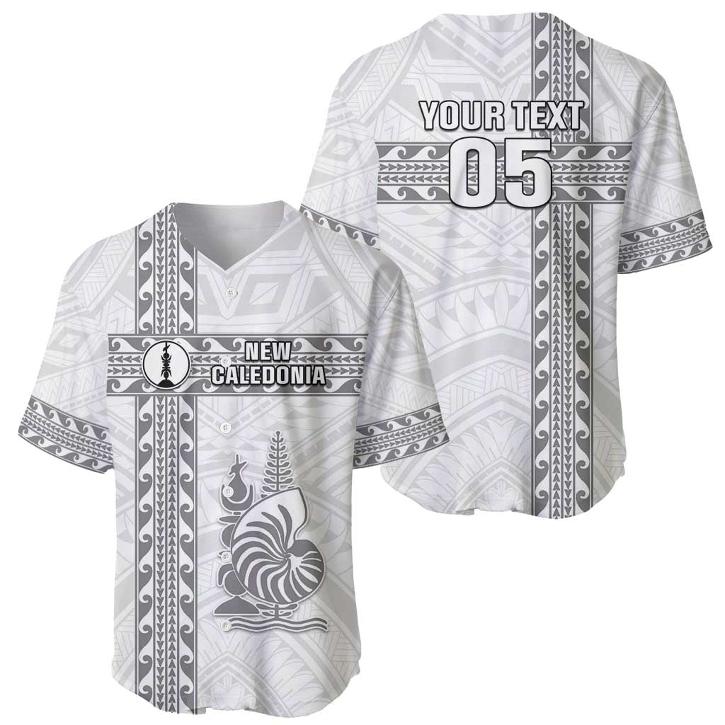 Custom New Caledonia Football Baseball Jersey Go The Kagus LT05 - Polynesian Pride