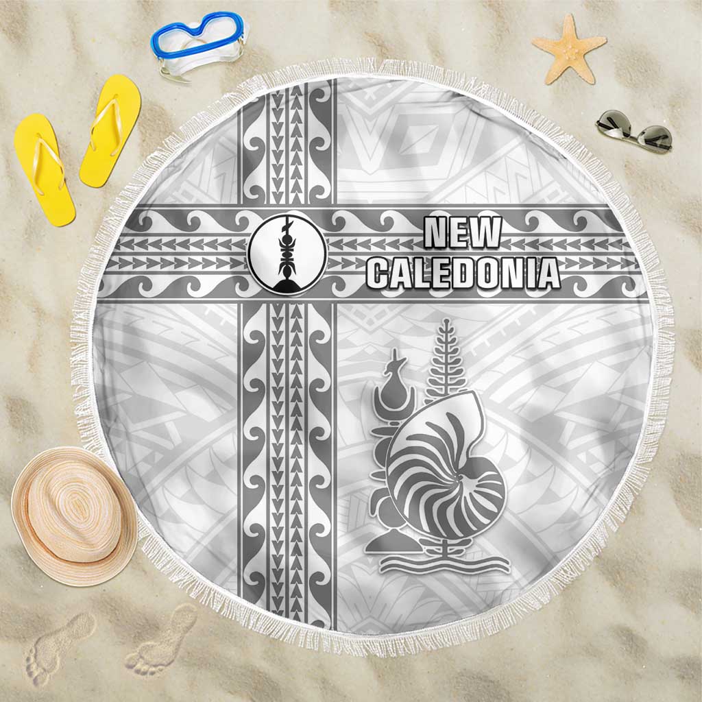 New Caledonia Football Beach Blanket Go The Kagus LT05 One Size 150cm White - Polynesian Pride