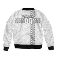 Custom New Caledonia Football Bomber Jacket Go The Kagus LT05 - Polynesian Pride