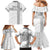 Custom New Caledonia Football Family Matching Mermaid Dress and Hawaiian Shirt Go The Kagus