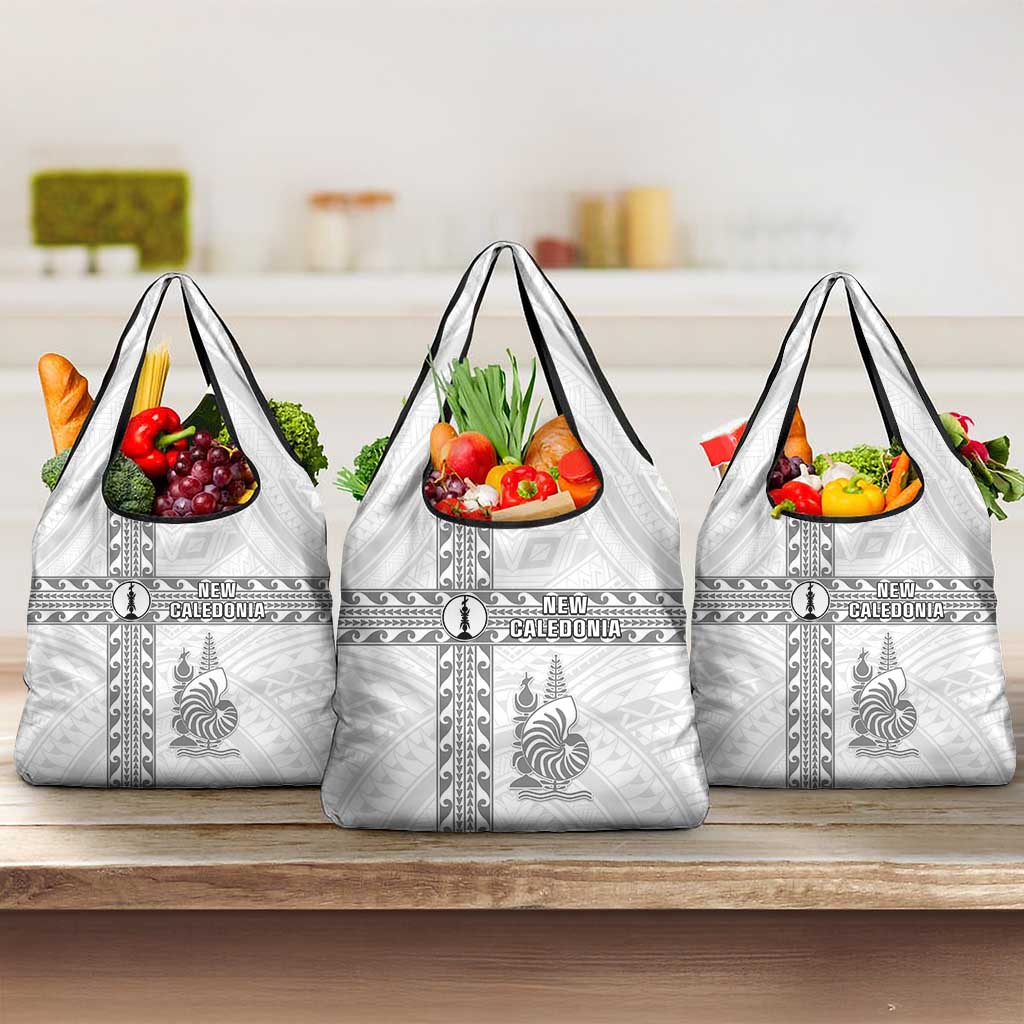 New Caledonia Football Grocery Bag Go The Kagus LT05 3-pack One Size White - Polynesian Pride