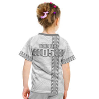 Custom New Caledonia Football Kid T Shirt Go The Kagus LT05 - Polynesian Pride
