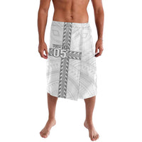 Custom New Caledonia Football Lavalava Go The Kagus LT05 White - Polynesian Pride