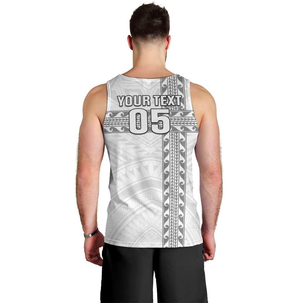 Custom New Caledonia Football Men Tank Top Go The Kagus LT05 - Polynesian Pride