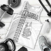 Custom New Caledonia Football Men Tank Top Go The Kagus LT05 - Polynesian Pride