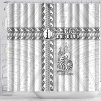 New Caledonia Football Shower Curtain Go The Kagus LT05 - Polynesian Pride