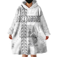 Custom New Caledonia Football Wearable Blanket Hoodie Go The Kagus LT05 - Polynesian Pride