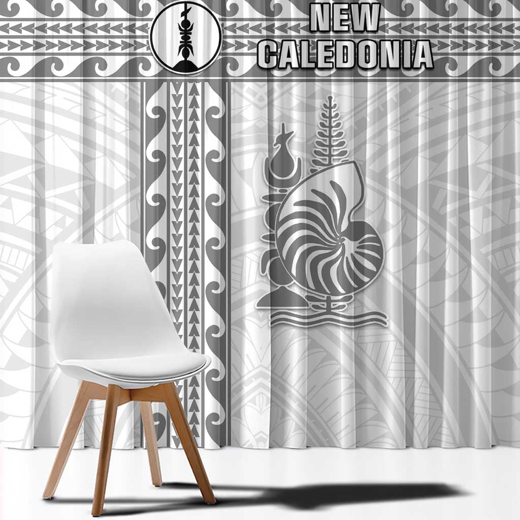 New Caledonia Football Window Curtain Go The Kagus LT05 - Polynesian Pride