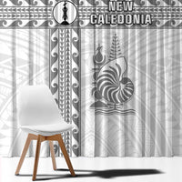 New Caledonia Football Window Curtain Go The Kagus LT05 - Polynesian Pride