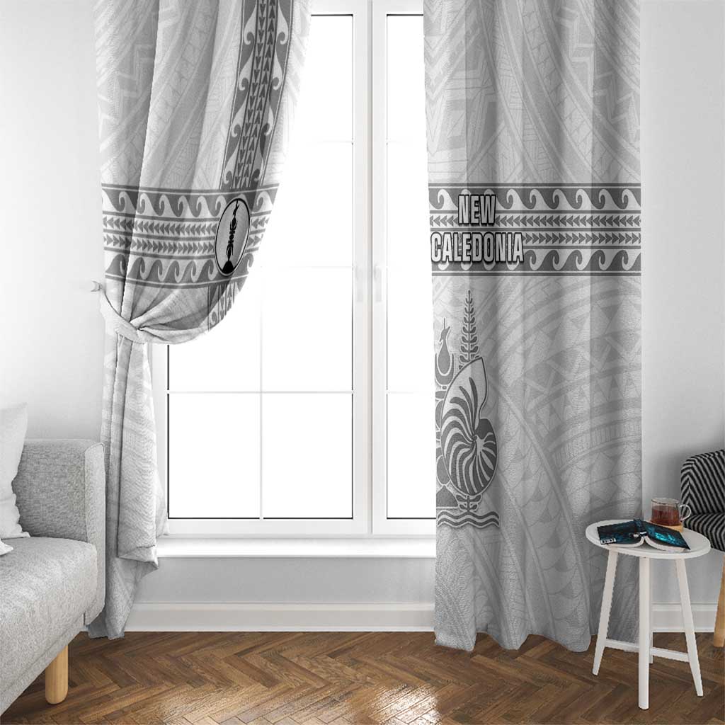 New Caledonia Football Window Curtain Go The Kagus LT05 - Polynesian Pride