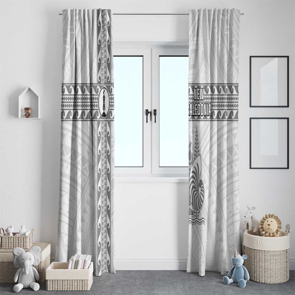 New Caledonia Football Window Curtain Go The Kagus LT05 - Polynesian Pride