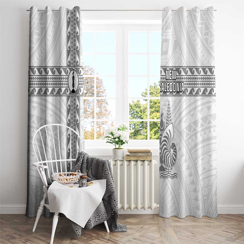 New Caledonia Football Window Curtain Go The Kagus LT05 - Polynesian Pride