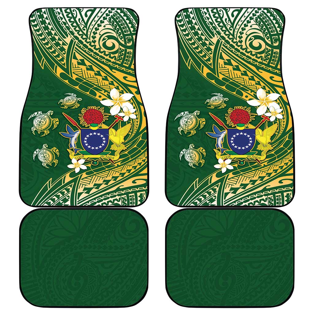 Cook Islands 15 Finest Car Mats Plumeria Polynesian Turtle LT05 - Polynesian Pride
