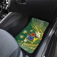 Cook Islands 15 Finest Car Mats Plumeria Polynesian Turtle LT05 - Polynesian Pride