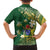 Cook Islands 15 Finest Family Matching Off Shoulder Short Dress and Hawaiian Shirt Plumeria Polynesian Turtle