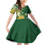 Cook Islands 15 Finest Family Matching Off Shoulder Short Dress and Hawaiian Shirt Plumeria Polynesian Turtle