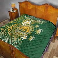 Cook Islands 15 Finest Quilt Plumeria Polynesian Turtle LT05 - Polynesian Pride