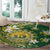 Cook Islands 15 Finest Round Carpet Plumeria Polynesian Turtle