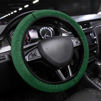 Cook Islands 15 Finest Steering Wheel Cover Plumeria Polynesian Turtle LT05 Universal Fit Green - Polynesian Pride