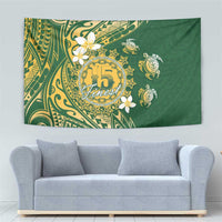 Cook Islands 15 Finest Tapestry Plumeria Polynesian Turtle LT05 - Polynesian Pride