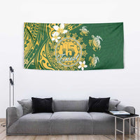 Cook Islands 15 Finest Tapestry Plumeria Polynesian Turtle LT05 - Polynesian Pride