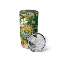Cook Islands 15 Finest Tumbler Cup Plumeria Polynesian Turtle LT05 - Polynesian Pride