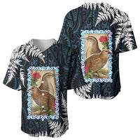 New Zealand Weka Baseball Jersey Maori Hen Koru Pattern LT05 - Polynesian Pride