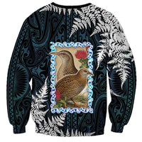 New Zealand Weka Sweatshirt Maori Hen Koru Pattern LT05 - Polynesian Pride