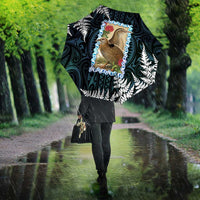 New Zealand Weka Umbrella Maori Hen Koru Pattern LT05 - Polynesian Pride