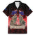 Australia And New Zealand ANZAC Day Family Matching Off The Shoulder Long Sleeve Dress and Hawaiian Shirt Soldiers Lest We Forget LT05 Dad's Shirt - Short Sleeve Red - Polynesian Pride