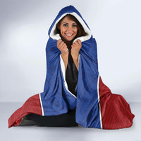 Kiribati 45th Independence Day Hooded Blanket Lesser Frigatebird Tribal Pattern LT05 - Polynesian Pride