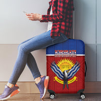 Kiribati 45th Independence Day Luggage Cover Lesser Frigatebird Tribal Pattern LT05 - Polynesian Pride