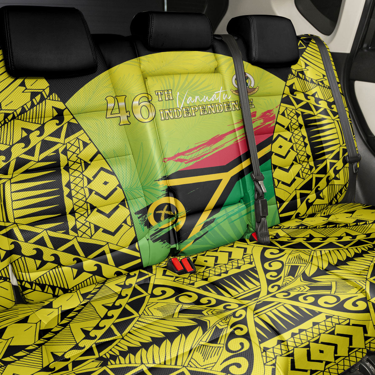 Vanuatu 46th Independence Back Car Seat Cover Special Style LT05 - Polynesian Pride