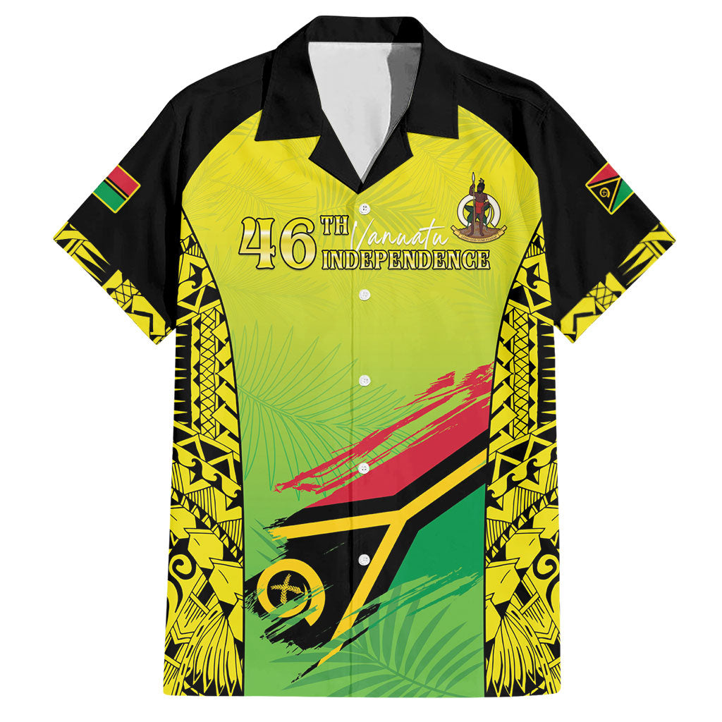 Vanuatu 46th Independence Hawaiian Shirt Special Style LT05 Yellow - Polynesian Pride