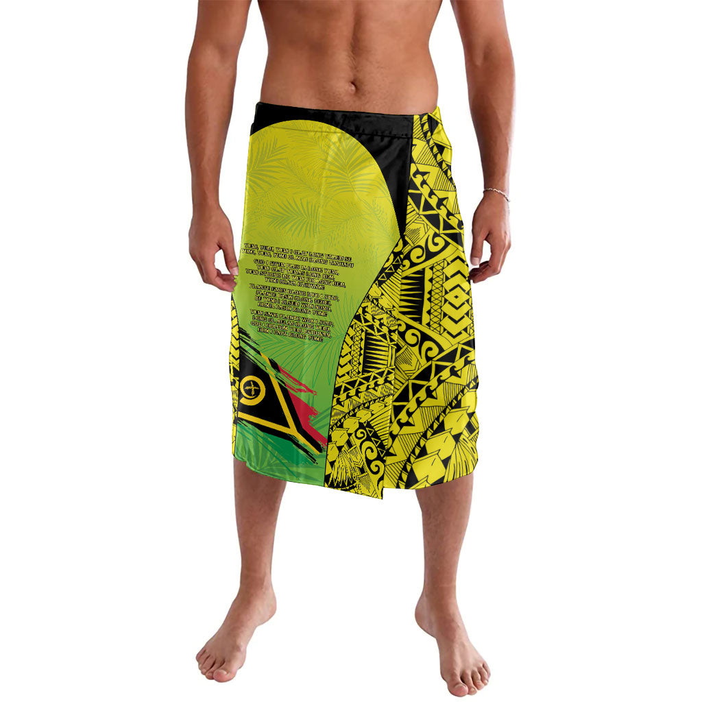Vanuatu 46th Independence Lavalava Special Style LT05 Yellow - Polynesian Pride