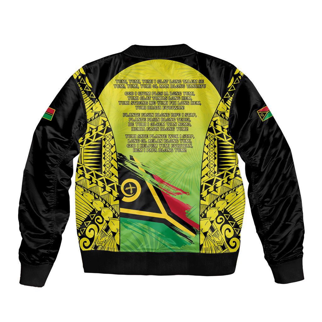 Vanuatu 46th Independence Sleeve Zip Bomber Jacket Special Style LT05 - Polynesian Pride