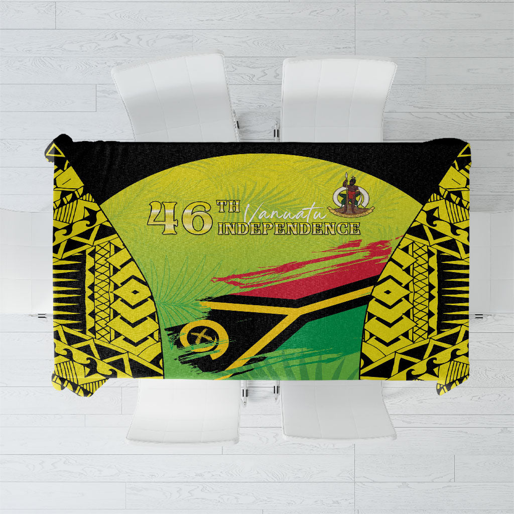 Vanuatu 46th Independence Tablecloth Special Style LT05 Yellow - Polynesian Pride