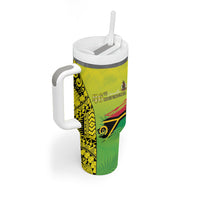 Vanuatu 46th Independence Tumbler With Handle Special Style LT05 - Polynesian Pride