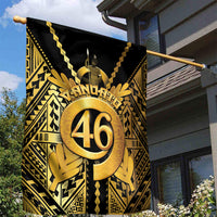 Vanuatu 46th Anniversary Of Independence Garden Flag Gold Style LT05 - Polynesian Pride